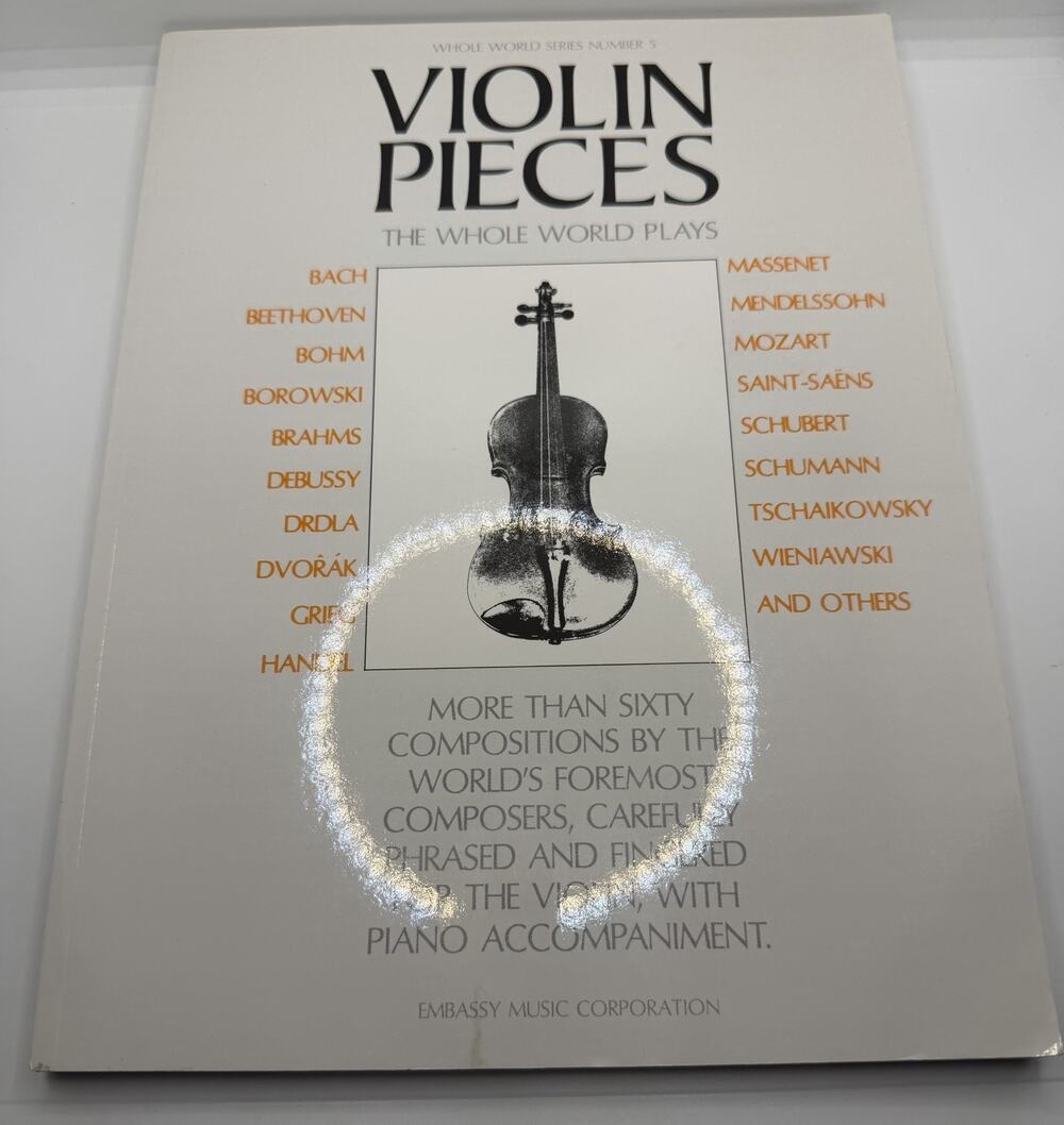 Violin Pieces The Whole World Plays Number 5 - Albert E. Wier - Very Good